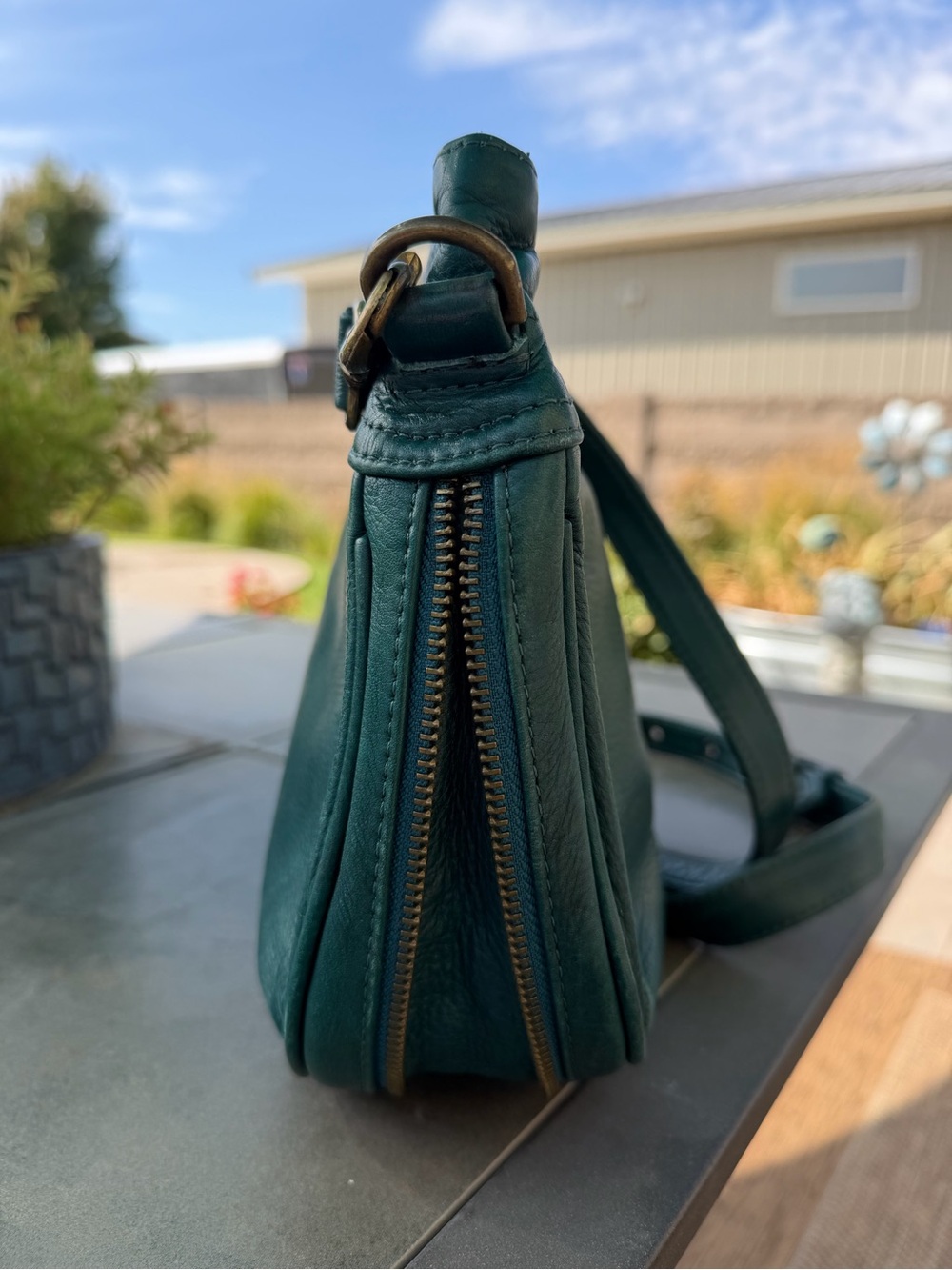 Wanderers Travel Co. Santorini Crossover Bag in Azzurra - Picture 9 of 14